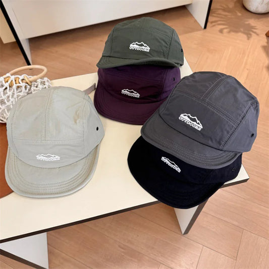Atmungsaktive Baseballkappe mit kurzer Krempe, faltbar, schnell trocknend - Yabubest - Home & More