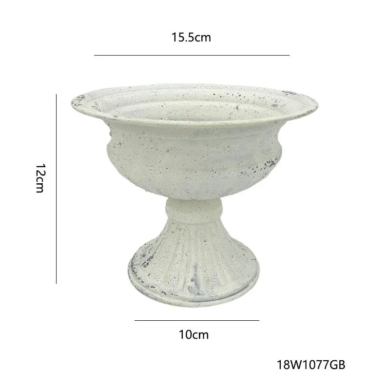 Retro Eisen Vase für Blumen, Heimdekoration und Hochzeit