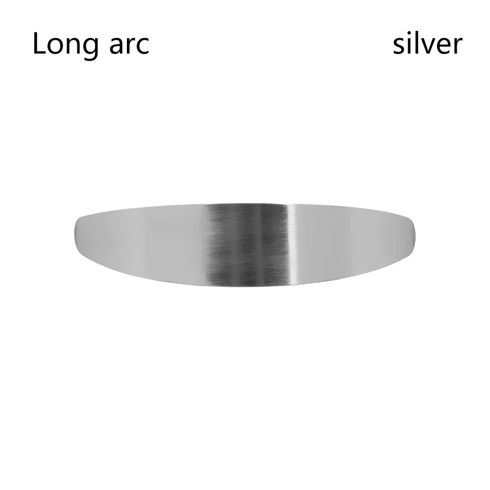 Elegante geometrische Metall-Haarspange in Quadrat - Rechteck – stylisch - stabil