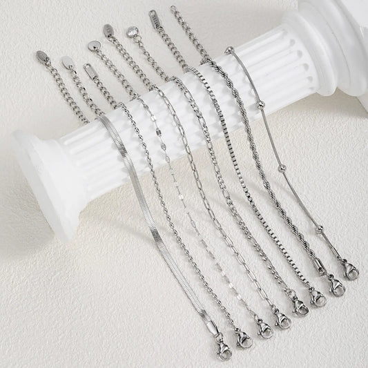 Edelstahl Kettenglieder Armband Unisex langlebig und stilvoll