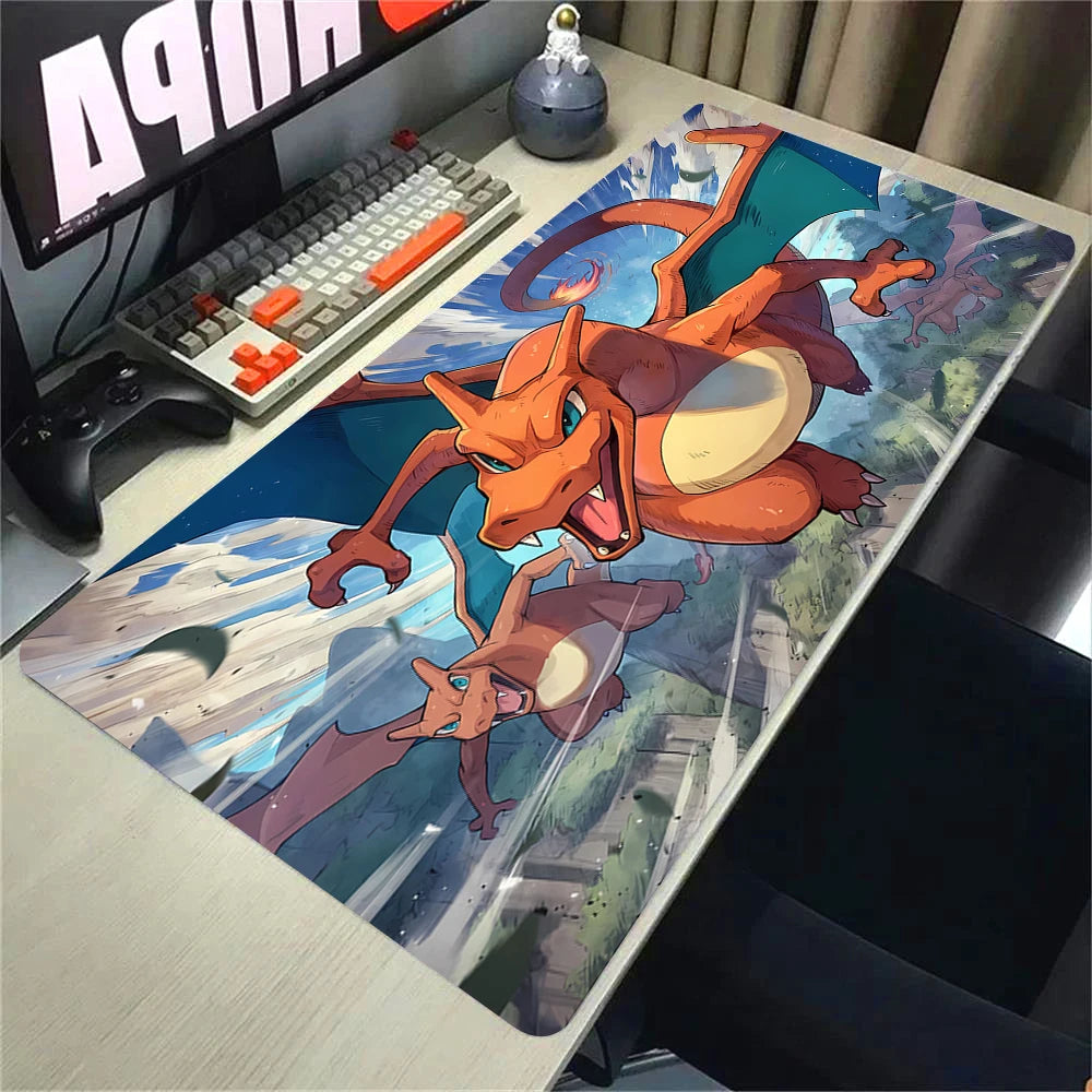 Großes Gaming Mauspad 900x400mm XXL Anti-Rutsch Anime Motiv Schreibtisch