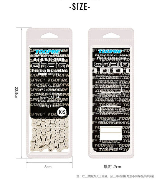 Langlebige MTB-Kette mit Rostschutz, 6-12-fach kompatibel, 11 Abschnitte