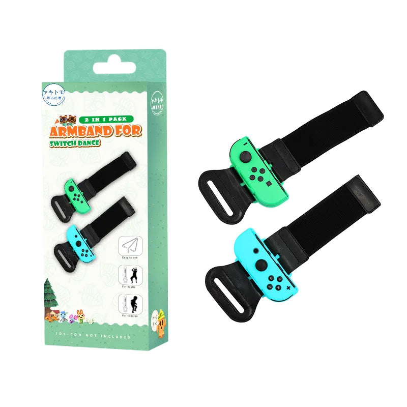 Verstellbares Nylon-Plastik Tanzarmband für Nintendo Switch Joy-Con