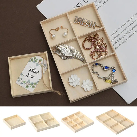 Holz Multi Grid Aufbewahrung sbox Blumentopf Holz Tablett Desktop Organizer Kosmetik Werkzeug Lagerung Bonsai Halter Blumentopf geteilte Schublade - Yabubest - Home & More
