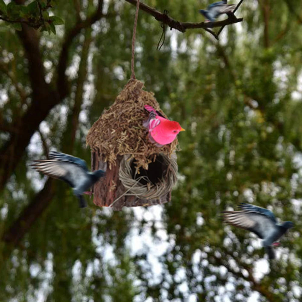 Hängendes Vogelhaus für Garten – Stilvolle Baumdekoration