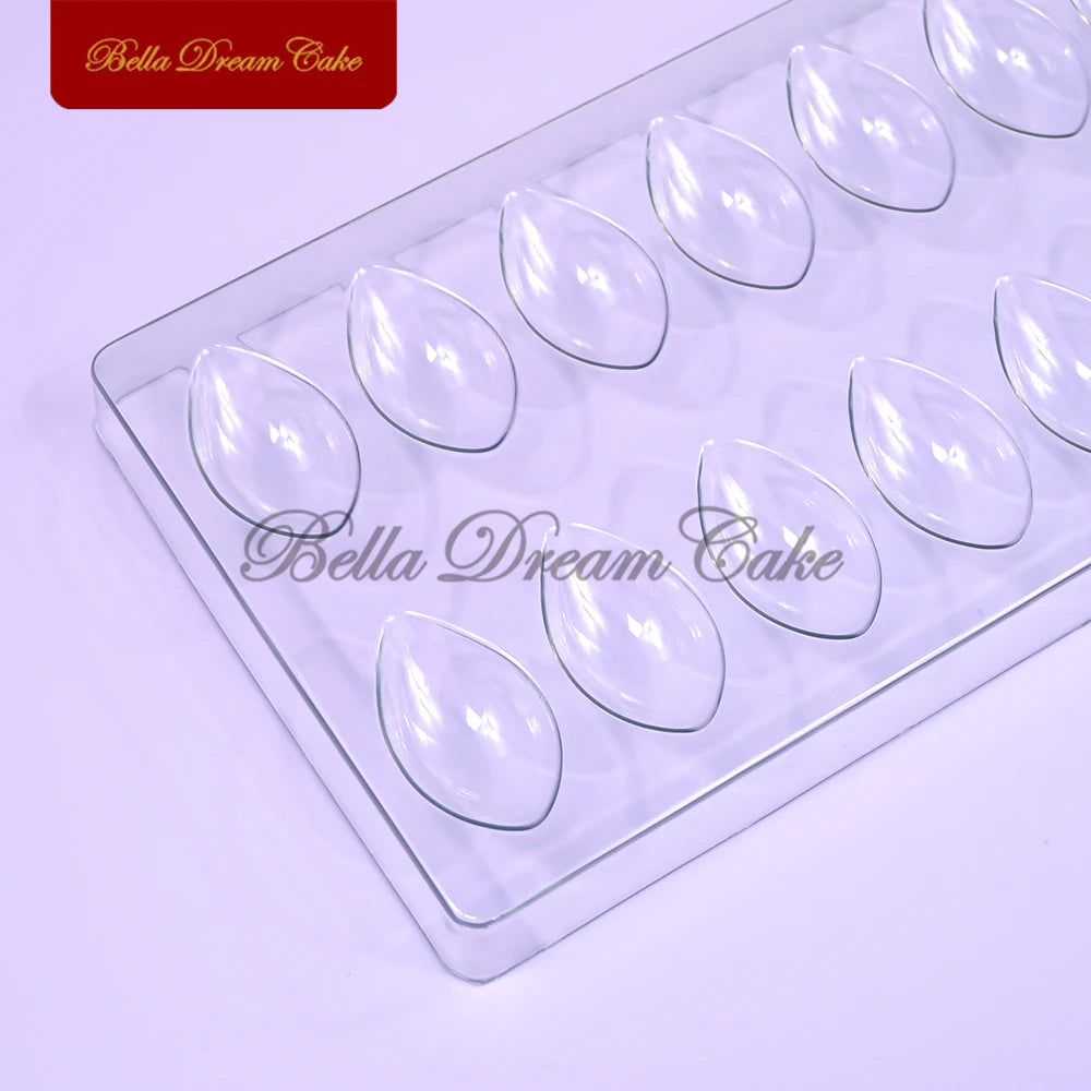 16 Löcher Lotus Wassertropfen Form aus lebensmittelechtem PET für Desserts