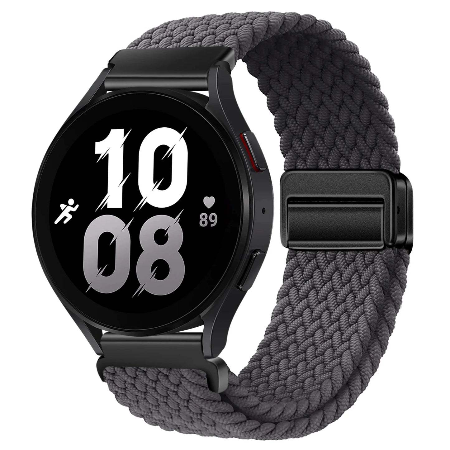 Magnetisches Nylonarmband 20/22mm für Smartwatches mit Schlaufenverschluss