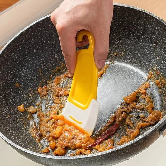 Reinigungsschaber mit weicher Klinge und Pinsel für Küche und Backen - Yabubest - Home & More
