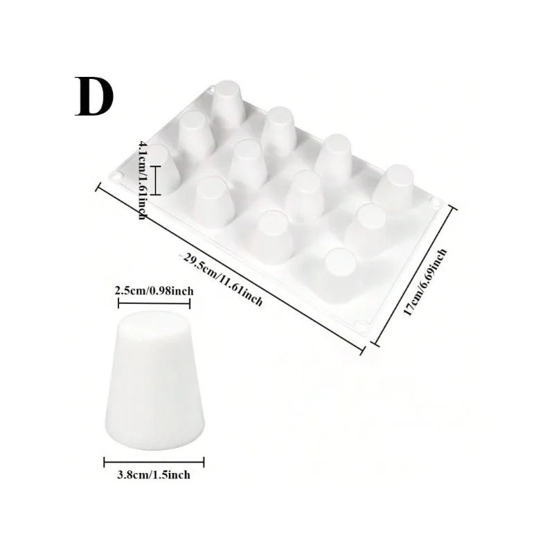 Silikonform Kaffeetasse Backutensilien für Dessert Kuchen Muffin Pudding