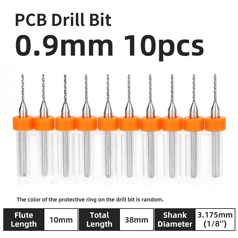 Präzisions Mikrobohrer Set Wolframkarbid für PCB Holz CNC 0.1-3.175mm