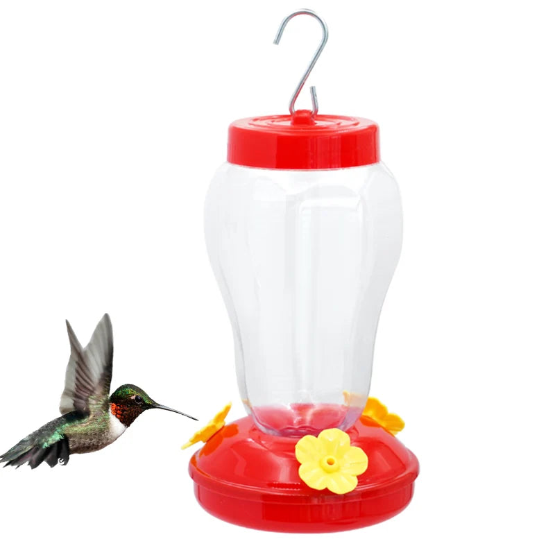 Kunststoff Kolibri Futterspender Hängend mit Blumenauslass für Garten