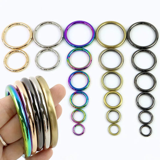 5/10x Metall Karabiner Ring Schnallen 15-50mm für Tasche, Hundeleine, Gürtel