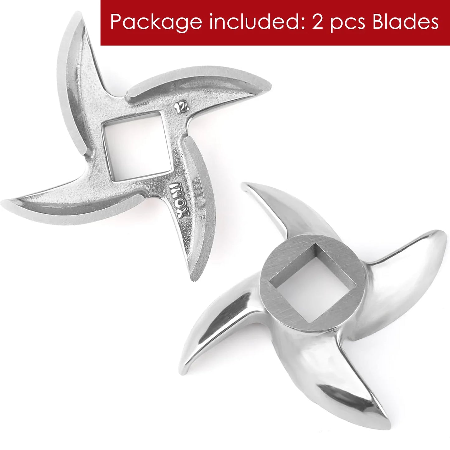 Wurstfüller Set passend für Fleischwolf mit #12 Plattenscheiben