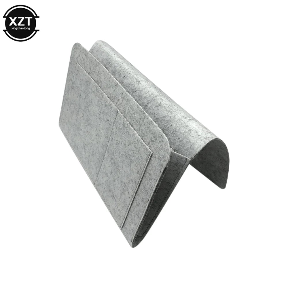 Filz Nachttisch Organizer für Bett Sofa mit vielseitigen Taschen Stauraum