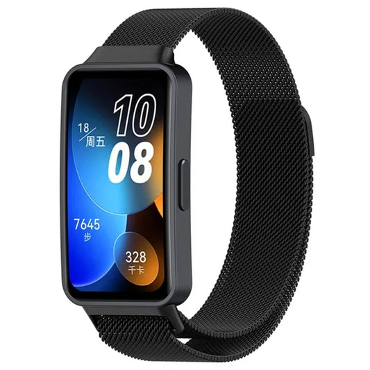 Magnetisches Milanese Metallarmband für Huawei Band 8 - 9 – Komfort - Stil