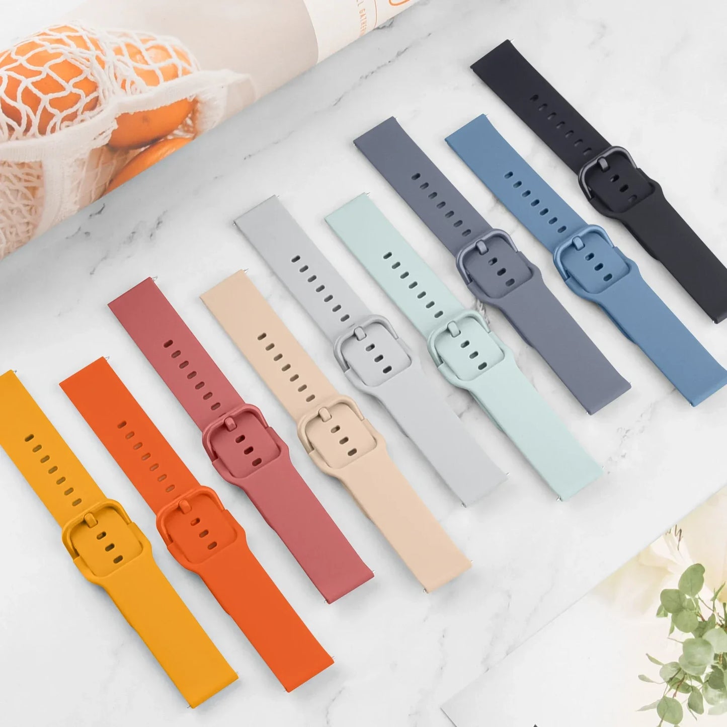 Komfort - Style: Silikonarmband 20/22mm für Huawei - Honor Smartwatches