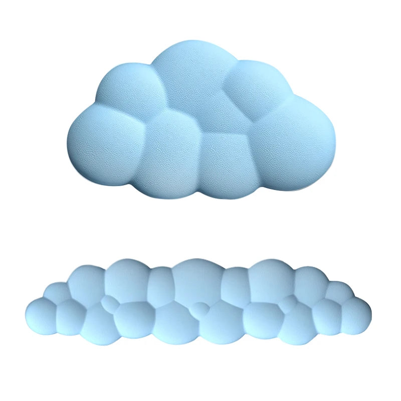 Ergonomische Handgelenkauflage Wolkenform mit Memory-Schaum und rutschfest