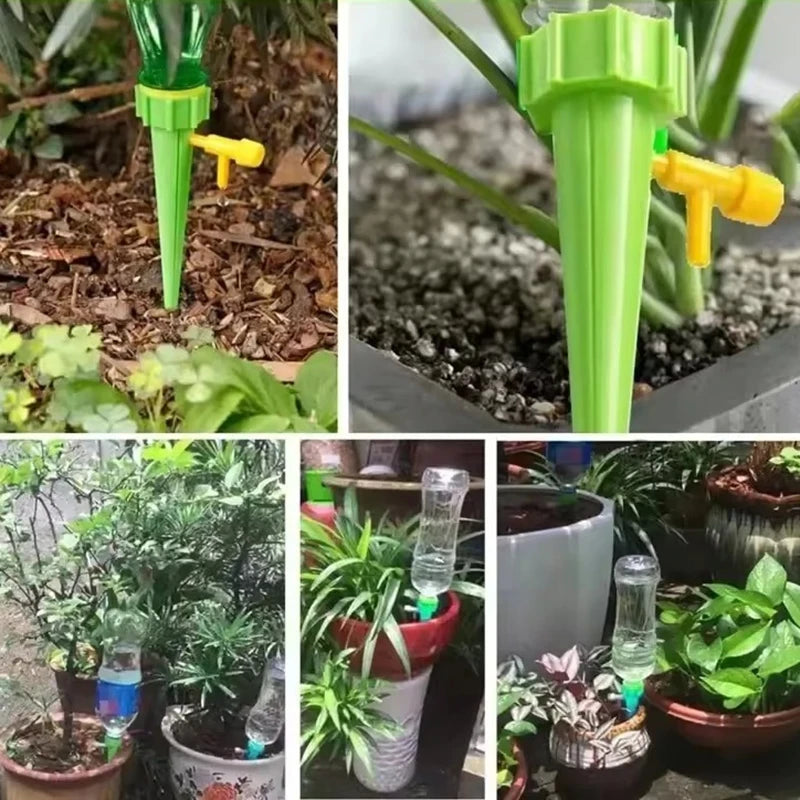 Automatische Tropfbewässerung für Garten - Gewächshaus – 2-30 Stück Kunststoff Sets