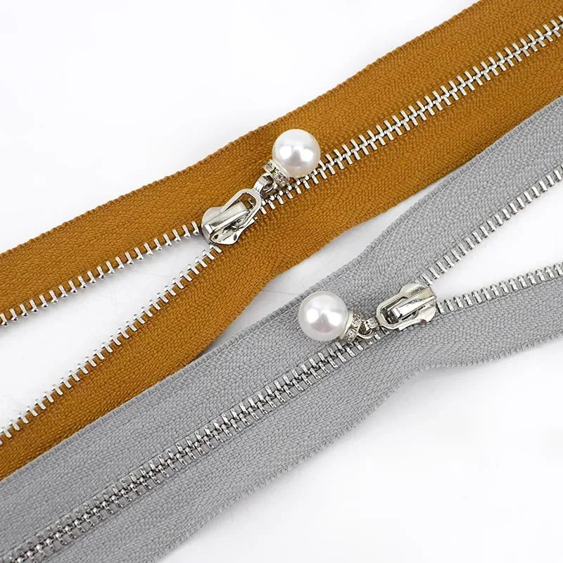 5er Set Metall Reissverschluesse offen 12-70 cm ideal fuer Taschen