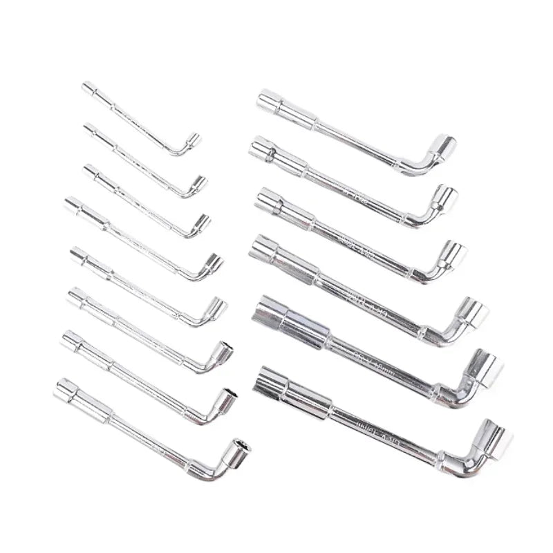 Robuster L-förmiger Hexagon Steckschlüssel 6-15mm – Kraftsparend - präzise