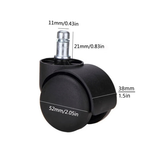 Bürostuhl Lenkrollen Ersatz 11mm Schraube für Computerstuhl (1-5 St.)