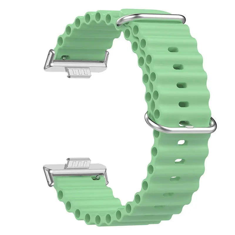Flexibles Silikon-Sportarmband Ocean 20cm – Komfort - Style für Watch Fit 3 4 Pro