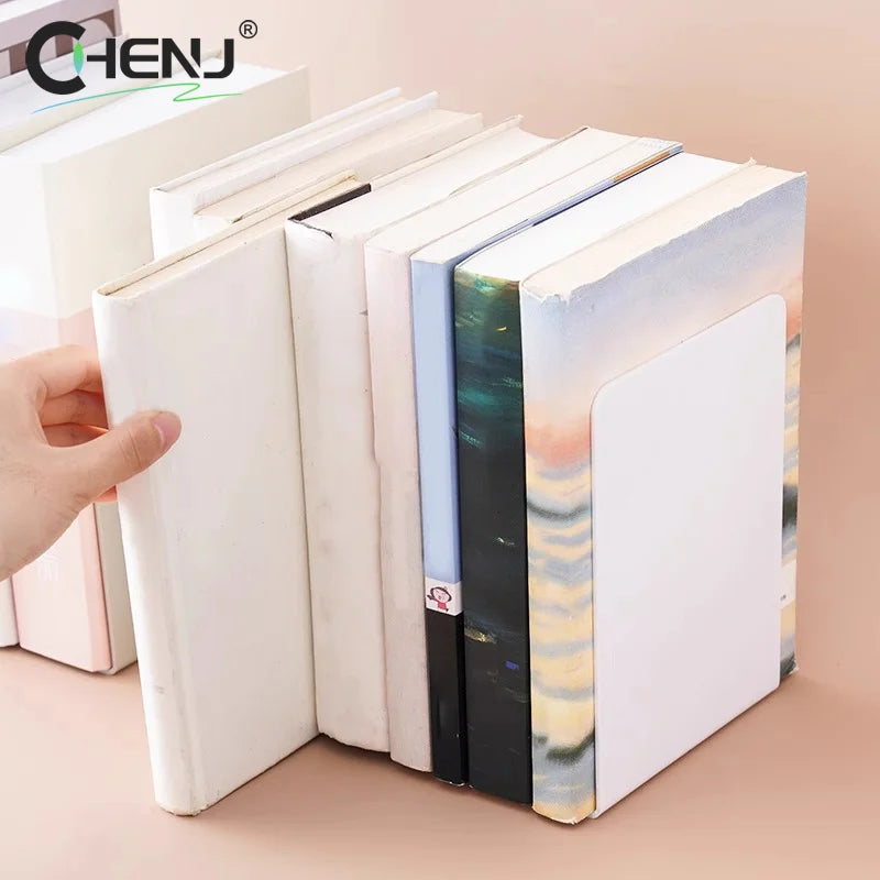 L-förmiger Desktop Organizer als Buchstütze für Schreibtisch