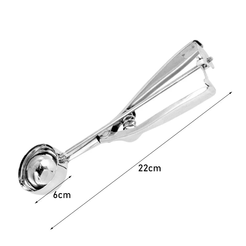 Robuster Edelstahl Eisportionierer für einfache Anwendung