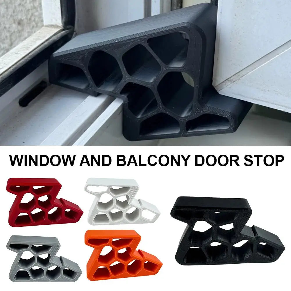 Robuster Türstopper rutschfest für Balkon, Fenster und Tür – leicht zu installie