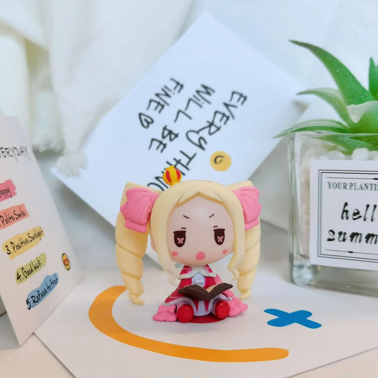 Niedliche Anime Figur Q-Version Dekoration für Büro und Zuhause