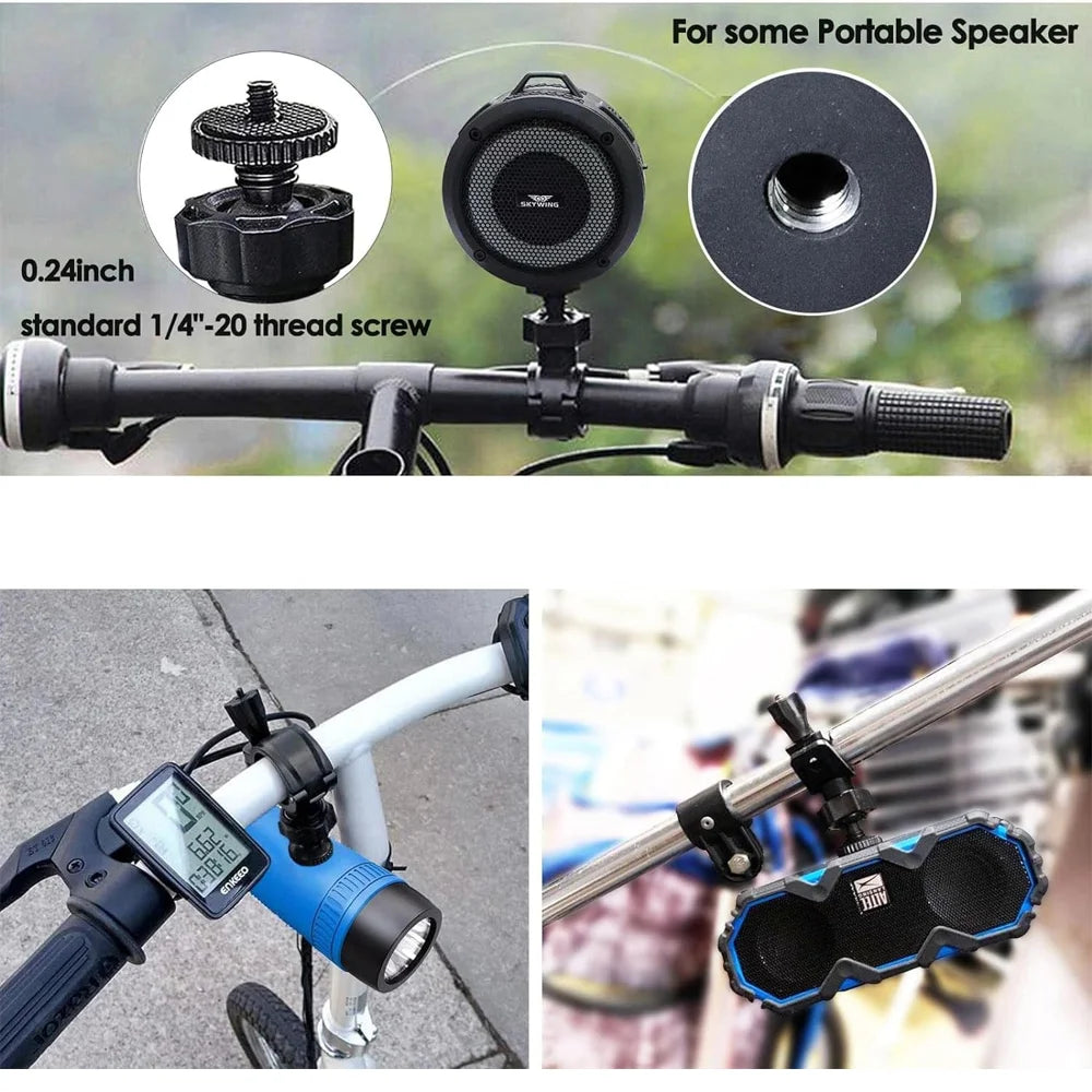 Fahrrad Motorrad Halterung aus Kunststoff mit 1/4 Zoll Gewinde 16-32mm