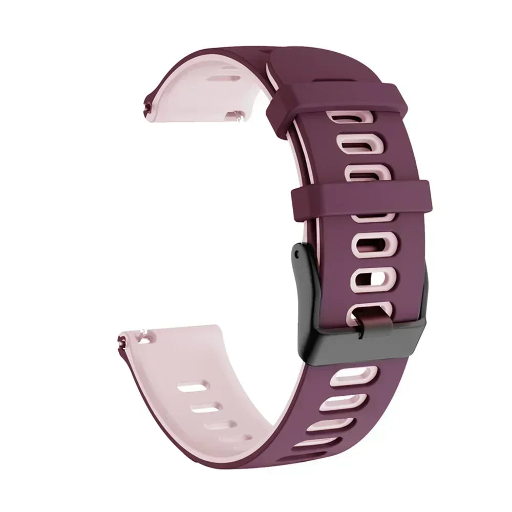 Flexibles Silikonarmband 20/22mm – Komfort - Stil für Huawei, Garmin - Samsung