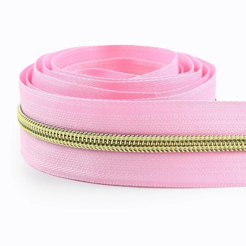 Nylon Reißverschluss Meterware DIY Kleidung Taschen Reparatur 5/10/20m Länge