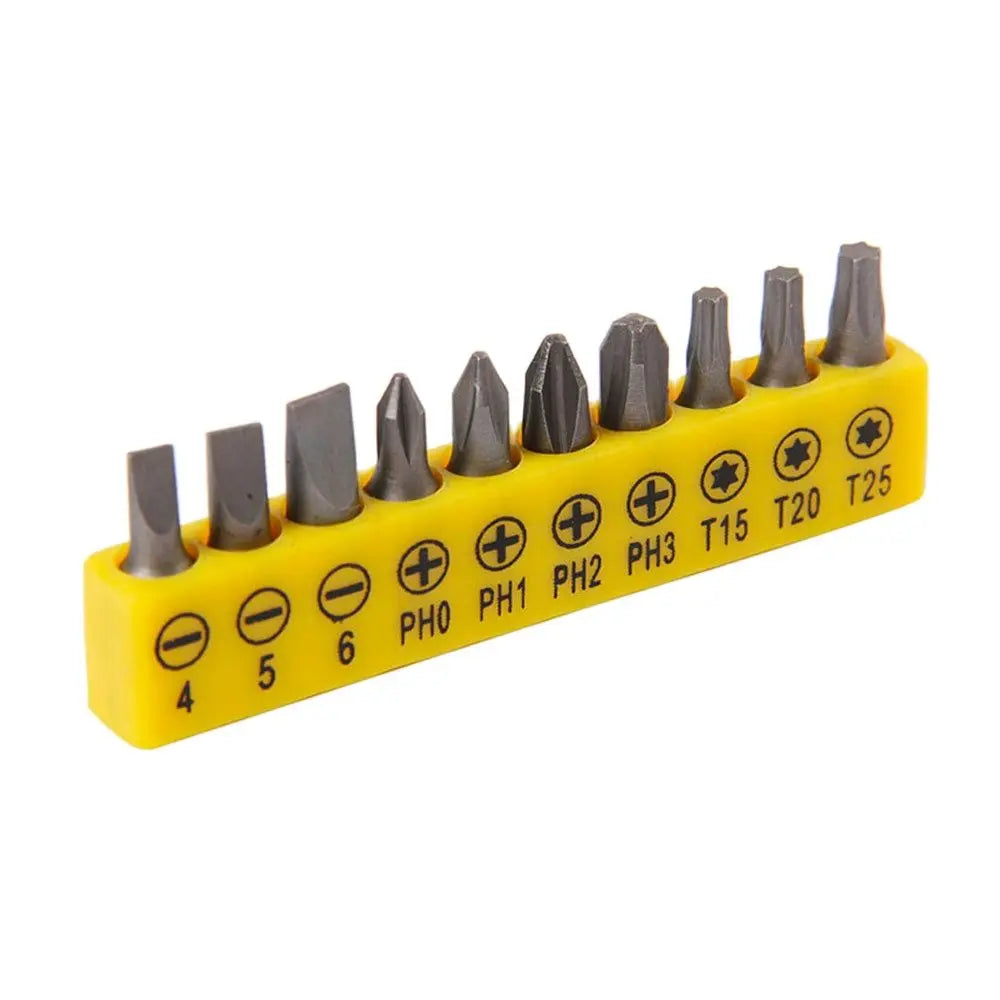 Schnelle 1/4 Ratsche mit Schraubendreher-Bit-Set, Multifunktional