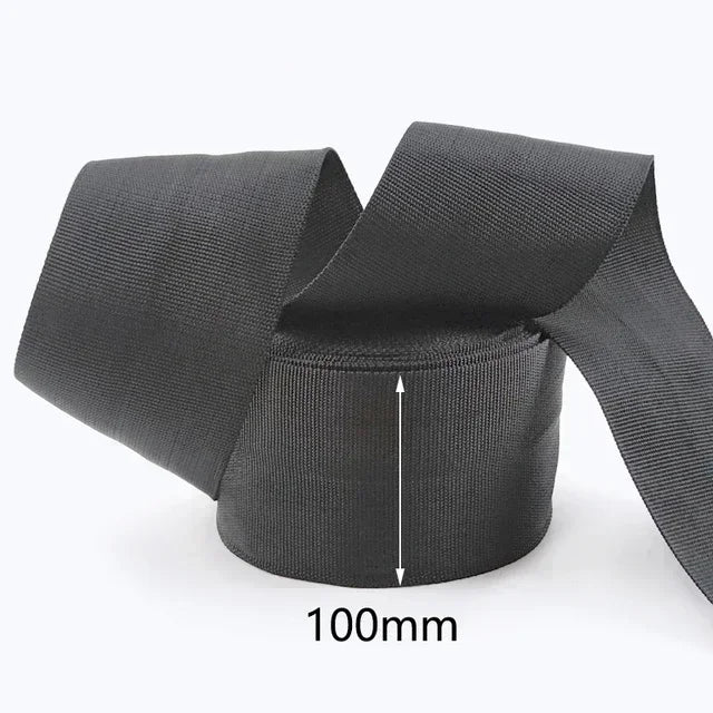 10 m Polyester Gurtband schwarz 20-100 mm Meterware Nähzubehör