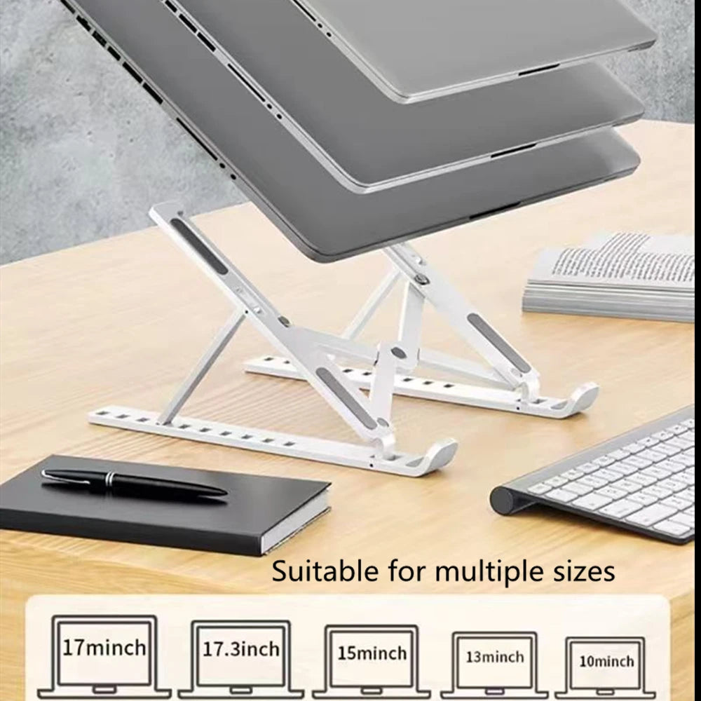 Faltbarer Laptop Ständer – Ergonomische Notebook Tablet Halterung mit Kühlung