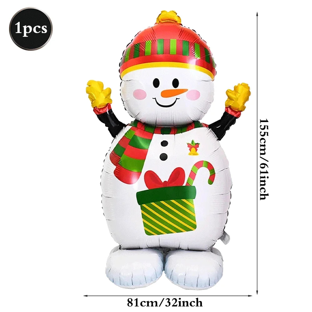 Festliche Weihnachts Folienballons Santa Rentier Schneemann für Partys