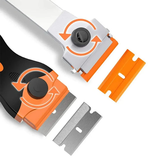 Praktischer Fenster und Glas Schaber mit Nylon Rakel für Reinigung