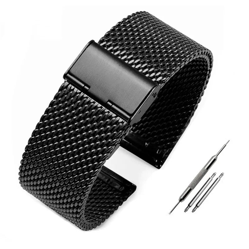 Edelstahl Milanese Armband: Eleganz für Ihre Uhr