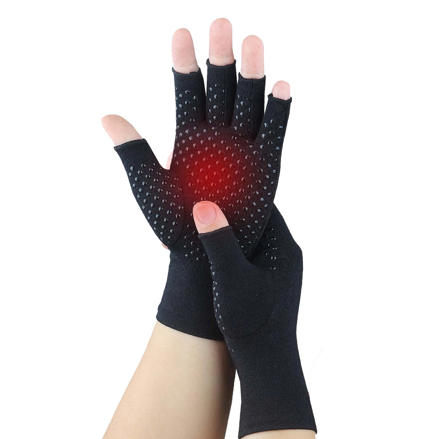 Fingerlose Kompressionshandschuhe für Handarthritis zur Schmerzreduktion