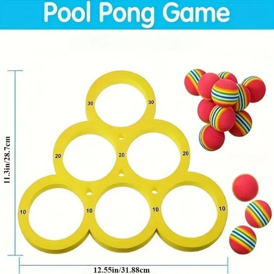 Endloser Wasserspaß: Schwimmendes, langlebiges EVA Pool-Spielzeug mit Farbkugel