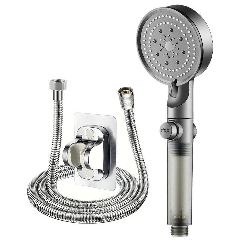 5-Gang Druckfilter Handbrause – Großer Wasserauslass, universelle Schnittstelle