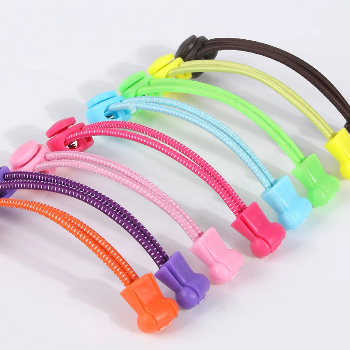 2 Paar Elastische Schnürsenkel Rund 100cm Ohne Binden Komfortabler Halt