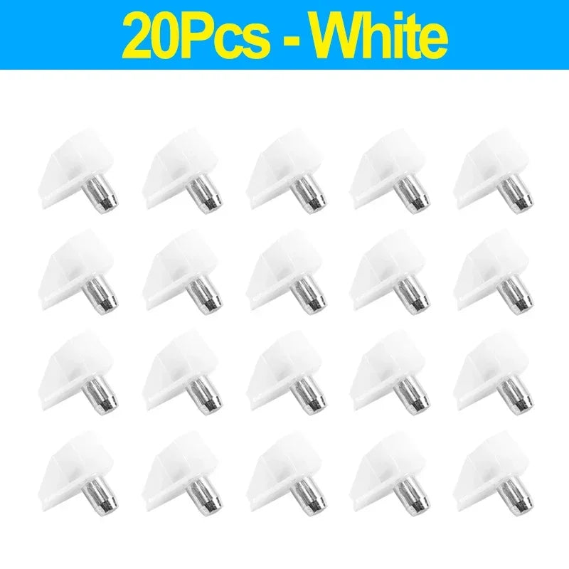 10/50x Regal Stützstifte Kunststoff für Schrank Kleiderschrank Glasböden