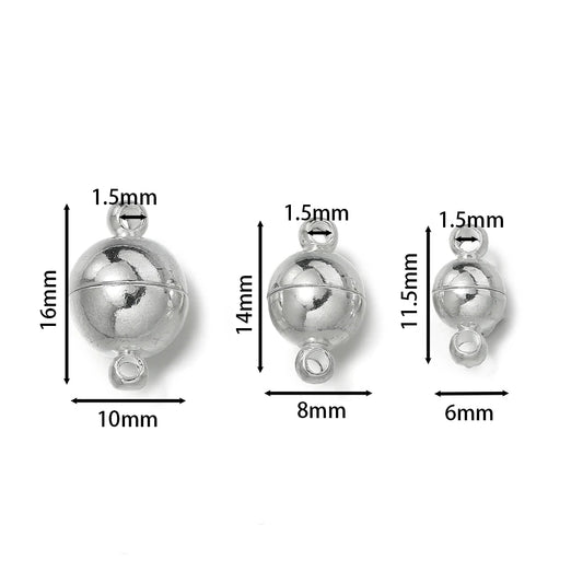 Runde magnetische Verschlüsse für DIY Schmuck Bastelprojekte