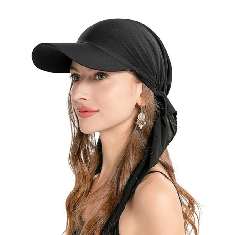 Leichter Sonnenschutz - Stil: Damen Sommer-Baseballmütze im Turban-Design