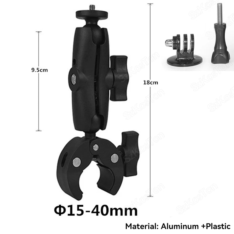 Action Kamera Halterung Fahrrad Motorrad Lenker Selfie Stick Einbeinstativ