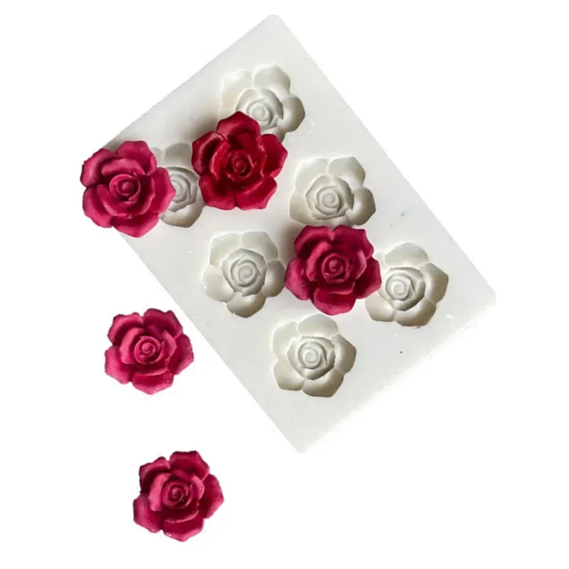 Rose Silikonform für Schokolade und Fondant – Flexibles Backwerkzeug