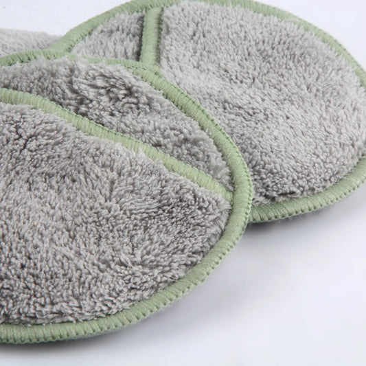 Weiche wiederverwendbare Mikrofaser Reinigungspads 8 cm