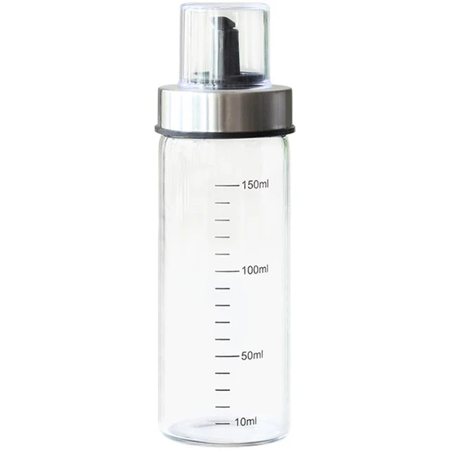 Präziser Dosiergenuss: Umweltfreundliche Glas-Ölflasche 180/300/500ml für Küche